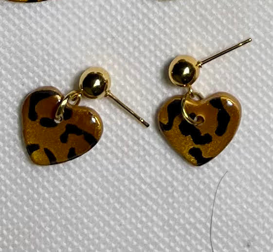 Animal Print Hearts