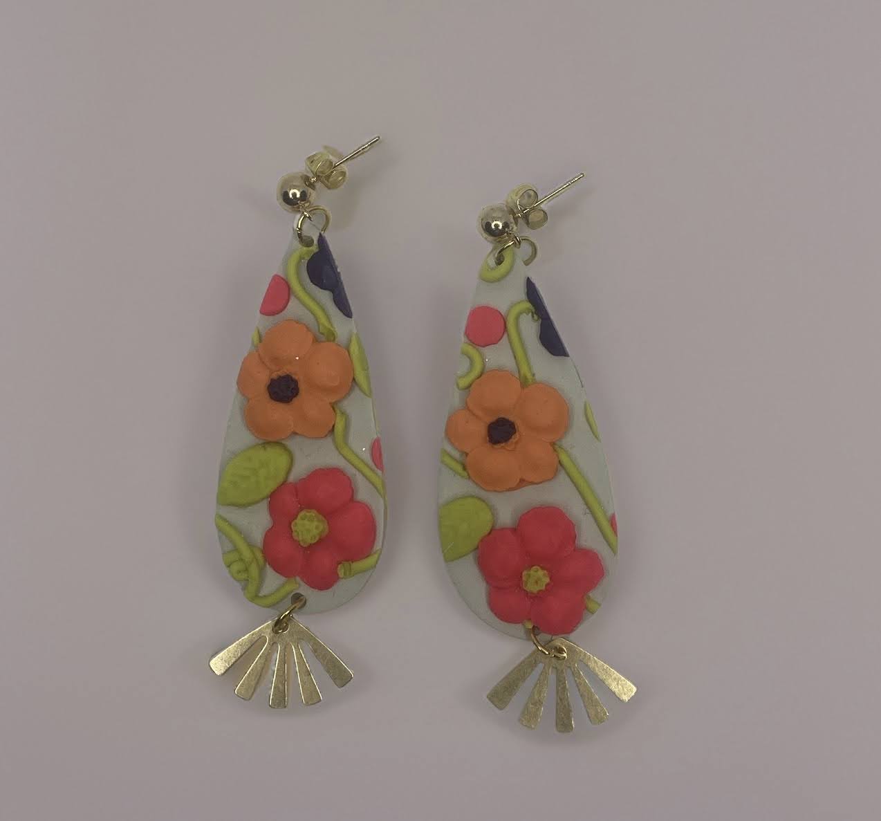Sunset Bloom Drops Earrings