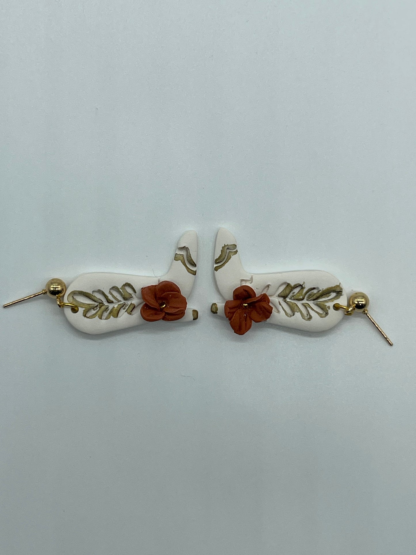 Western Blossom Boots Earrings