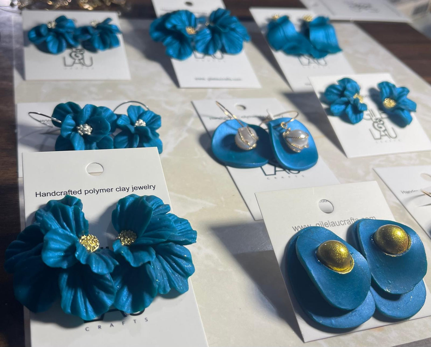 Floral Christmas 4 earrings