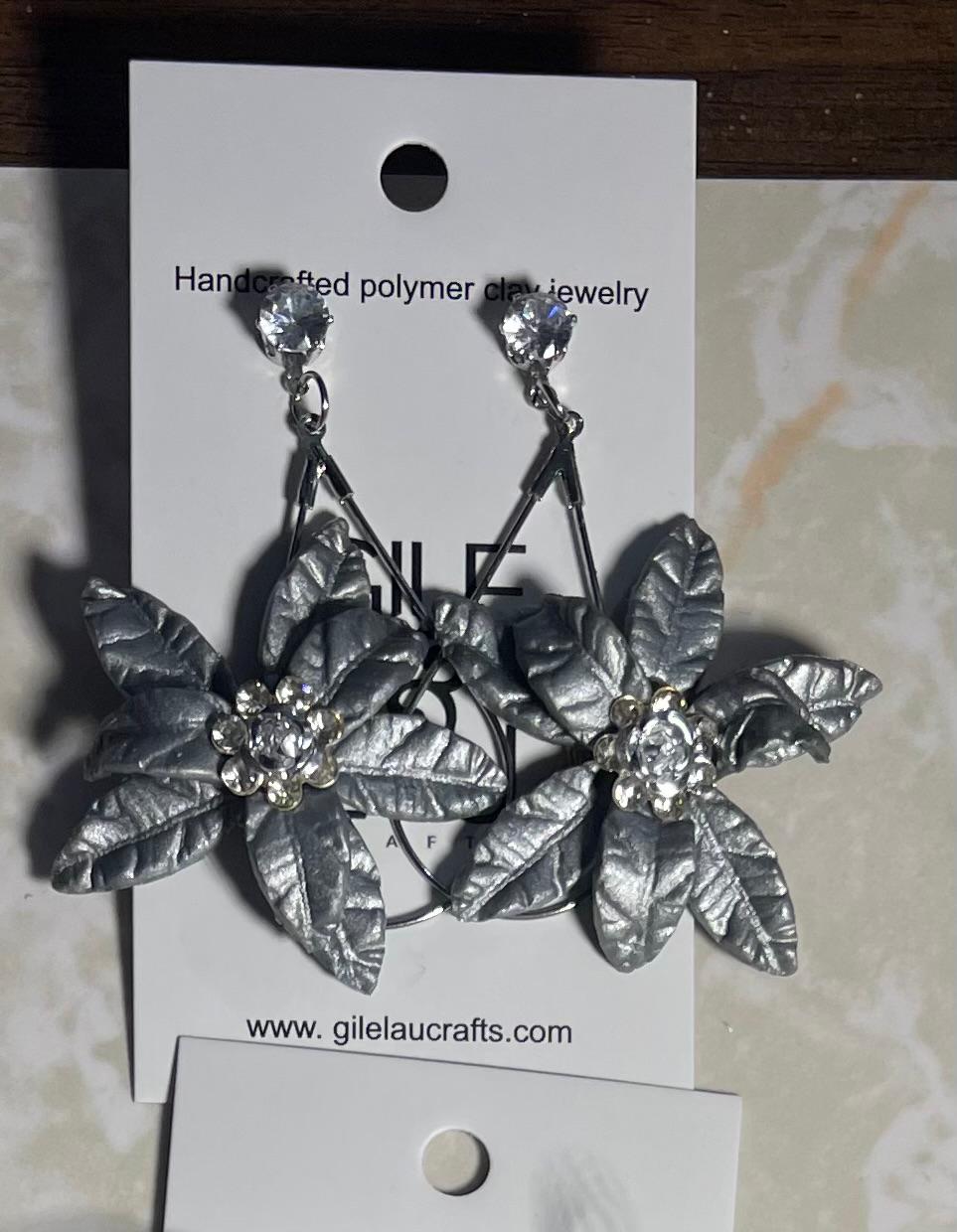 Floral Christmas 8 earrings