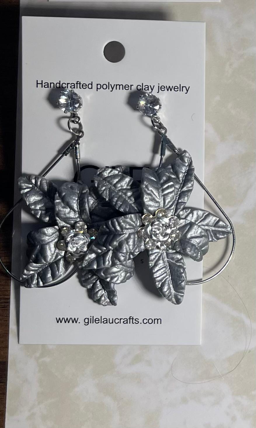 Floral Christmas 8 earrings