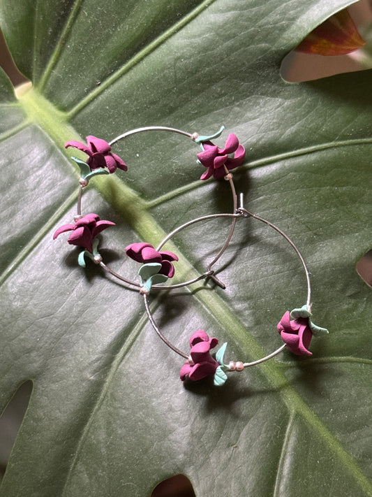 Lily Hoop Earrings