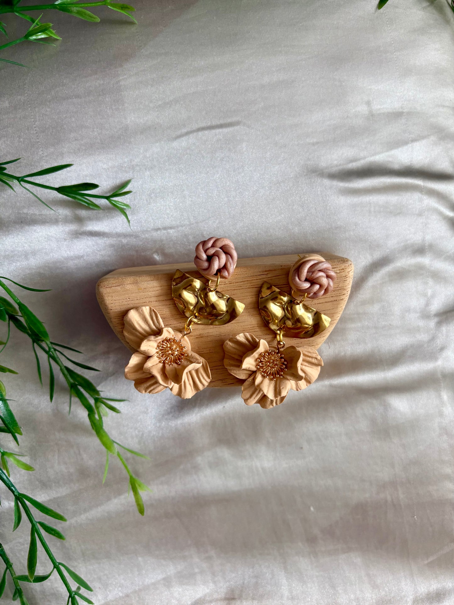Blush Magnolia Earrings