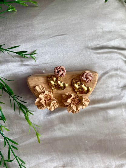Blush Magnolia Earrings