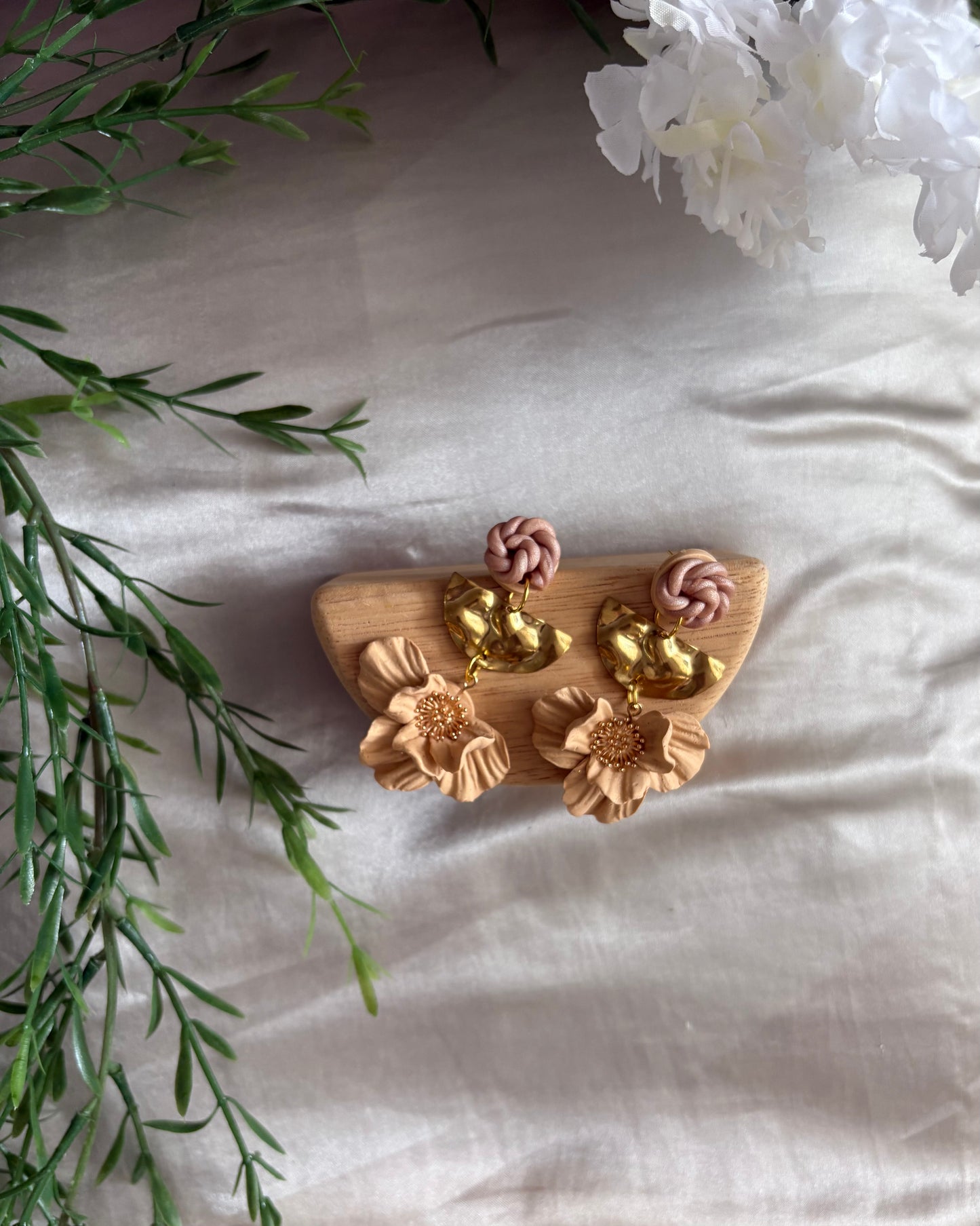 Blush Magnolia Earrings