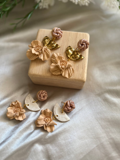 Blush Magnolia Earrings
