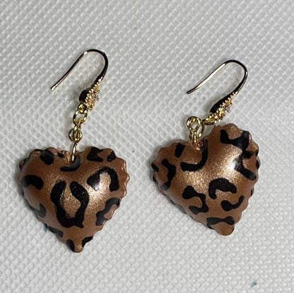 Animal Print Hearts