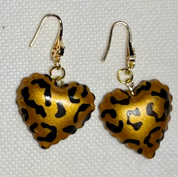 Animal Print Hearts
