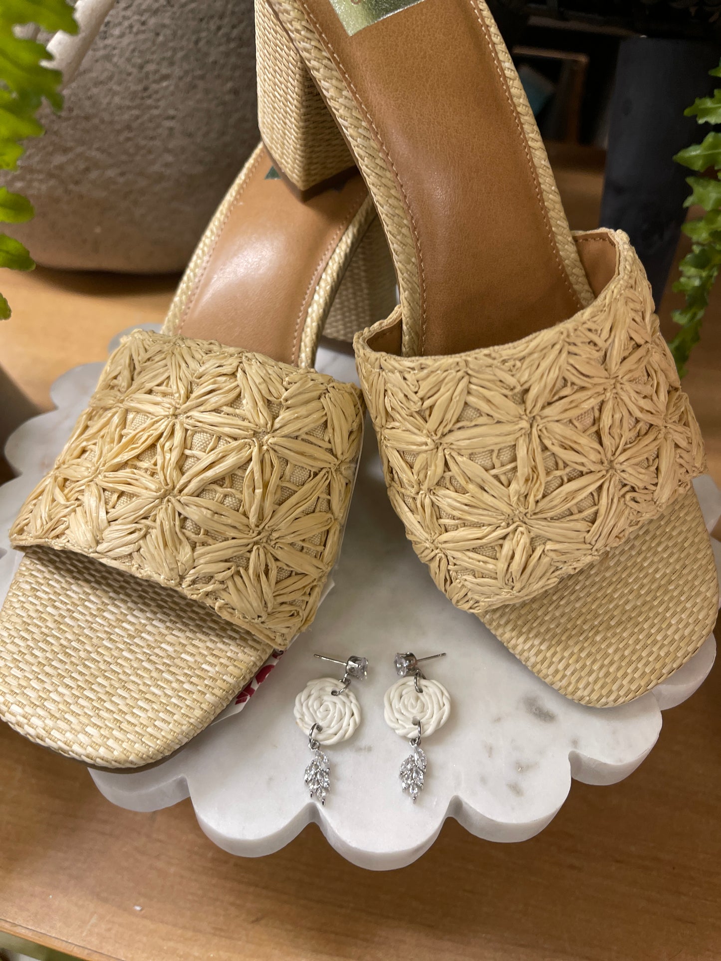 Earring rattan sphere-5