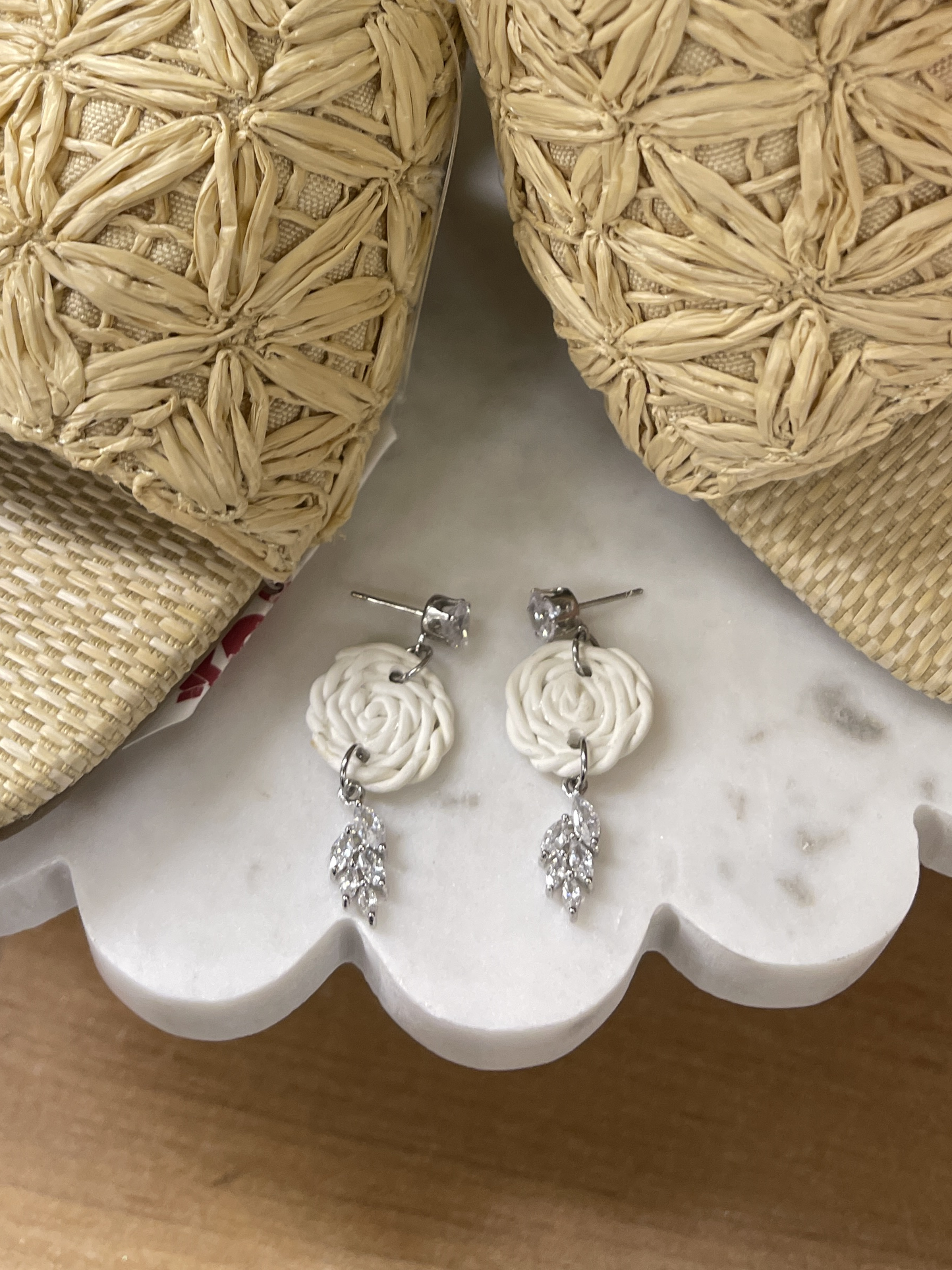 Earring rattan sphere-5