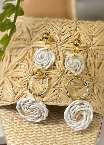 Earring rattan sphere-4