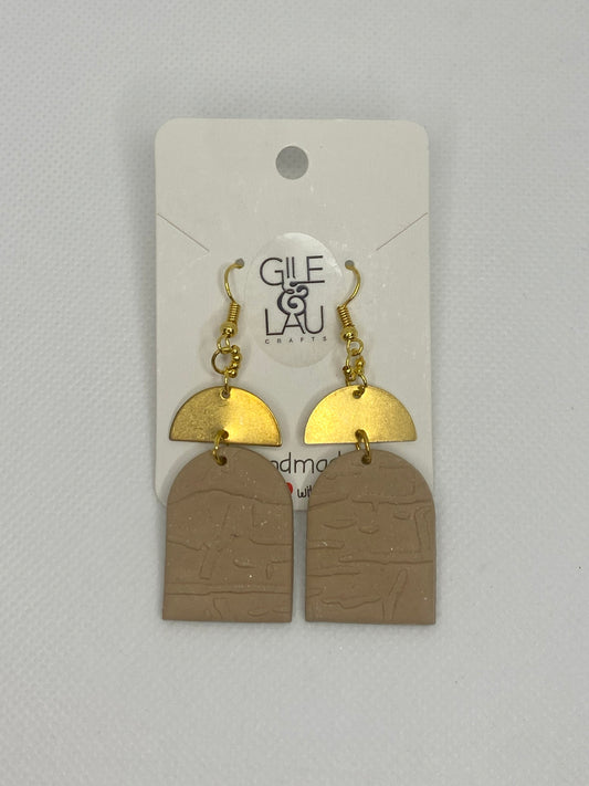 Golden Cave Arch Earrings